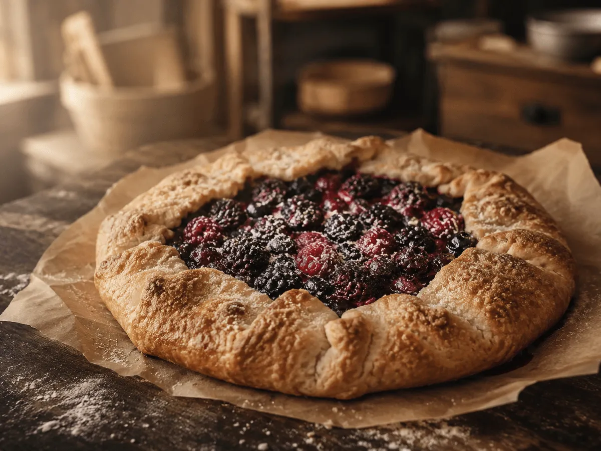 A freshly baked Berry Galette